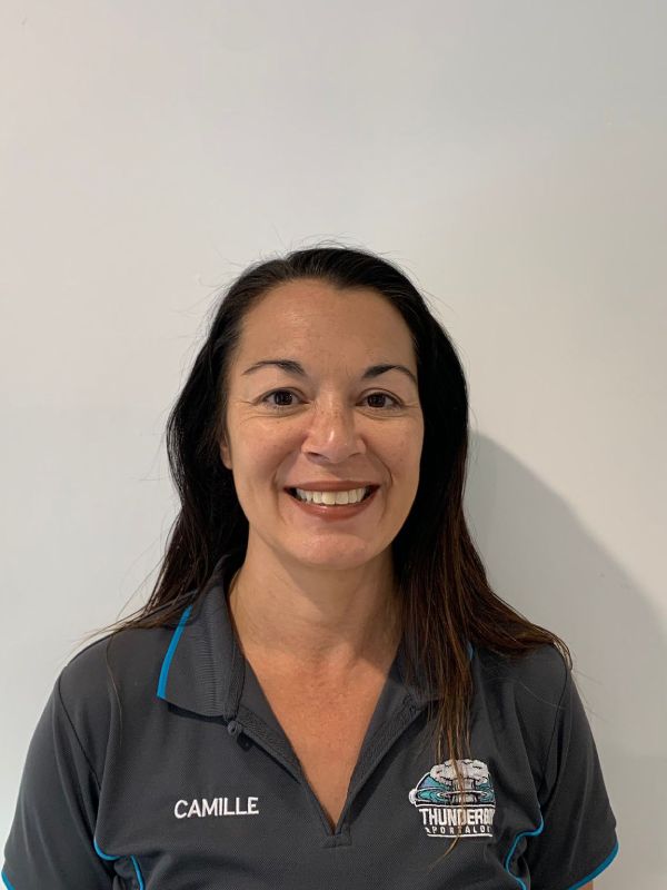 Camille Pound works a customer support member, here is her team shot.